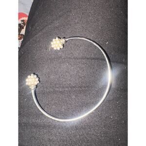 cluster pearl antique bracelet cuff